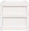 vidaXL - Plantenbakken - 2 - st - cm - massief - grenenhout - wit