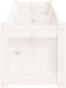 vidaXL - Plantenbakken - 2 - st - cm - massief - grenenhout - wit
