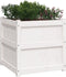 vidaXL - Plantenbakken - 2 - st - cm - massief - grenenhout - wit