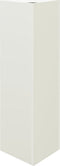 vidaXL - Plantenbakken - 2 - st - driehoek - 30x26x75 - cm - staal - wit