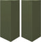 vidaXL - Plantenbakken - 2 - st - driehoek - 40x34,5x70 - cm - staal - olijfgroen