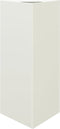 vidaXL - Plantenbakken - 2 - st - driehoek - 40x34,5x70 - cm - staal - wit