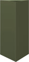 vidaXL - Plantenbakken - 2 - st - driehoek - 40x34,5x70 - cm - staal - olijfgroen