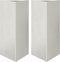 vidaXL - Plantenbakken - 2 - st - driehoek - 40x34,5x70 - cm - roestvrij - staal