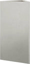 vidaXL - Plantenbakken - 2 - st - driehoek - 40x34,5x70 - cm - roestvrij - staal
