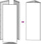 vidaXL - Plantenbakken - 2 - st - driehoek - 50x43x75 - cm - staal - zwart