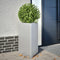 vidaXL - Plantenbakken - 2 - st - driehoek - 50x43x75 - cm - gegalvaniseerd - staal