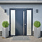 vidaXL - Plantenbakken - 2 - st - driehoek - 50x43x75 - cm - gegalvaniseerd - staal