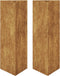vidaXL - Plantenbakken - 2 - st - Driehoekig - 30x26x75 - cm - weervast - staal