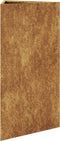vidaXL - Plantenbakken - 2 - st - Hoekig - 40x40x75 - cm - weervast - staal - driehoekig