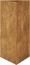vidaXL - Plantenbakken - 2 - st - Hoekig - 40x40x75 - cm - weervast - staal - driehoekig