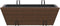 vidaXL - Plantenbakken - 2 - st - met - haken - poly - rattan - bruin