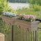 vidaXL - Plantenbakken - 2 - st - met - haken - poly - rattan - grijs