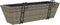vidaXL - Plantenbakken - 2 - st - met - haken - poly - rattan - grijs