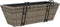 vidaXL - Plantenbakken - 2 - st - met - haken - poly - rattan - grijs