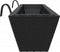 vidaXL - Plantenbakken - 2 - st - met - haken - poly - rattan - zwart