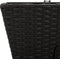vidaXL - Plantenbakken - 2 - st - met - haken - poly - rattan - zwart