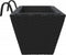 vidaXL - Plantenbakken - 2 - st - met - haken - poly - rattan - zwart