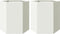 vidaXL - Plantenbakken - 2 - st - zeshoek - 46x40x45 - cm - staal - wit