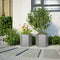 vidaXL - Plantenbakken - 2 - st - zeshoek - 46x40x45 - cm - roestvrijstaal