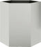 vidaXL - Plantenbakken - 2 - st - zeshoek - 46x40x45 - cm - weervast - staal