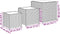 vidaXL - Plantenbakken - 3 - st - poly - rattan - bruin