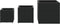 vidaXL - Plantenbakken - 3 - st - poly - rattan - zwart