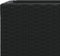 vidaXL - Plantenbakken - 3 - st - poly - rattan - zwart
