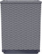 vidaXL - Plantenbakken - 4 - st - 30x30x37 - cm - polypropeen - donkergrijs
