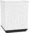 vidaXL - Plantenbakken - 4 - st - 30x30x37 - cm - polypropeen - wit