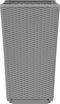 vidaXL - Plantenbakken - 4 - st - 32,5x32,5x57 - cm - polypropeen - lichtgrijs
