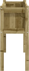 vidaXL - Plantenbakken - met - poten - 2 - st - cm - geïmpregneerd - hout