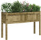 vidaXL - Plantenbakken - met - poten - 2 - st - cm - geïmpregneerd - hout