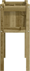 vidaXL - Plantenbakken - met - poten - 2 - st - cm - geïmpregneerd - hout