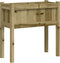 vidaXL - Plantenbakken - met - poten - 2 - st - cm - geïmpregneerd - hout