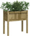 vidaXL - Plantenbakken - met - poten - 2 - st - cm - geïmpregneerd - hout