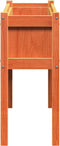 vidaXL - Plantenbakken - met - poten - 2 - st - cm - massief - grenenhout - wasbruin