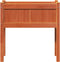 vidaXL - Plantenbakken - met - poten - 2 - st - cm - massief - grenenhout - wasbruin