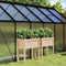 vidaXL - Plantenbakken - met - poten - 2 - st - massief - grenenhout