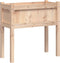 vidaXL - Plantenbakken - met - poten - 2 - st - massief - grenenhout