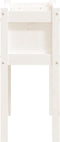 vidaXL - Plantenbakken - met - poten - 2 - st - massief - grenenhout - wit