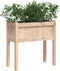 vidaXL - Plantenbakken - met - poten - 2 - st - massief - grenenhout