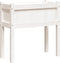 vidaXL - Plantenbakken - met - poten - 2 - st - massief - grenenhout - wit