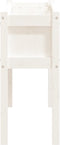 vidaXL - Plantenbakken - met - poten - 2 - st - massief - grenenhout - wit