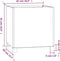 vidaXL - Plantenbakken - met - poten - 2 - st - roestig - 42x40x43 - cm - cortenstaal