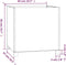 vidaXL - Plantenbakken - met - poten - 2 - st - roestig - 49x47x50 - cm - cortenstaal