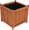 vidaXL - Plantenbakken - verhoogd - 2 - st - 50x50x50 - cm - vurenhout