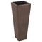 vidaXL - Plantenbakken - verhoogd - 3 - st - poly - rattan - bruin