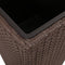 vidaXL - Plantenbakken - verhoogd - 3 - st - poly - rattan - bruin