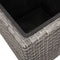 vidaXL - Plantenbakken - verhoogd - 3 - st - poly - rattan - grijs